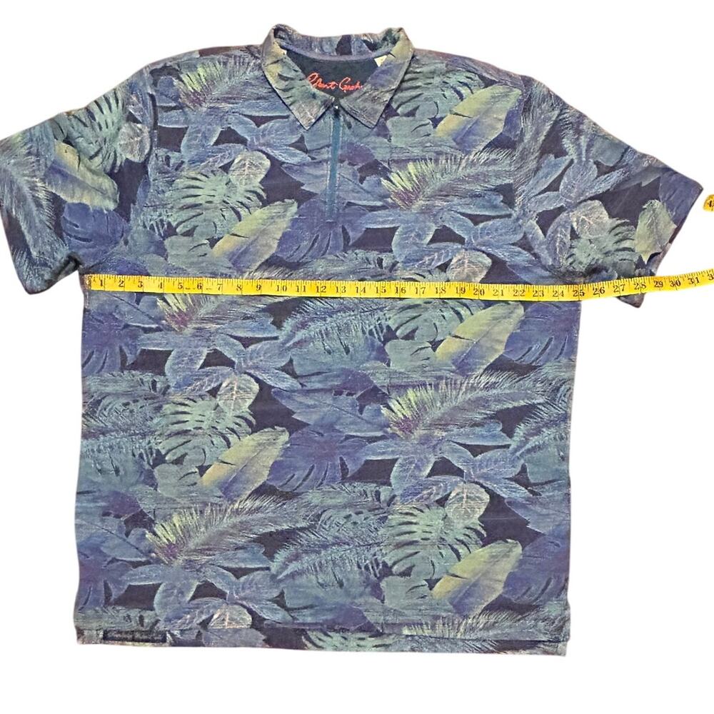 Robert Graham 2XL Paradise Garage Zip Polo Tropical Shirt Short Sleeve Men’s - Picture 5 of 10